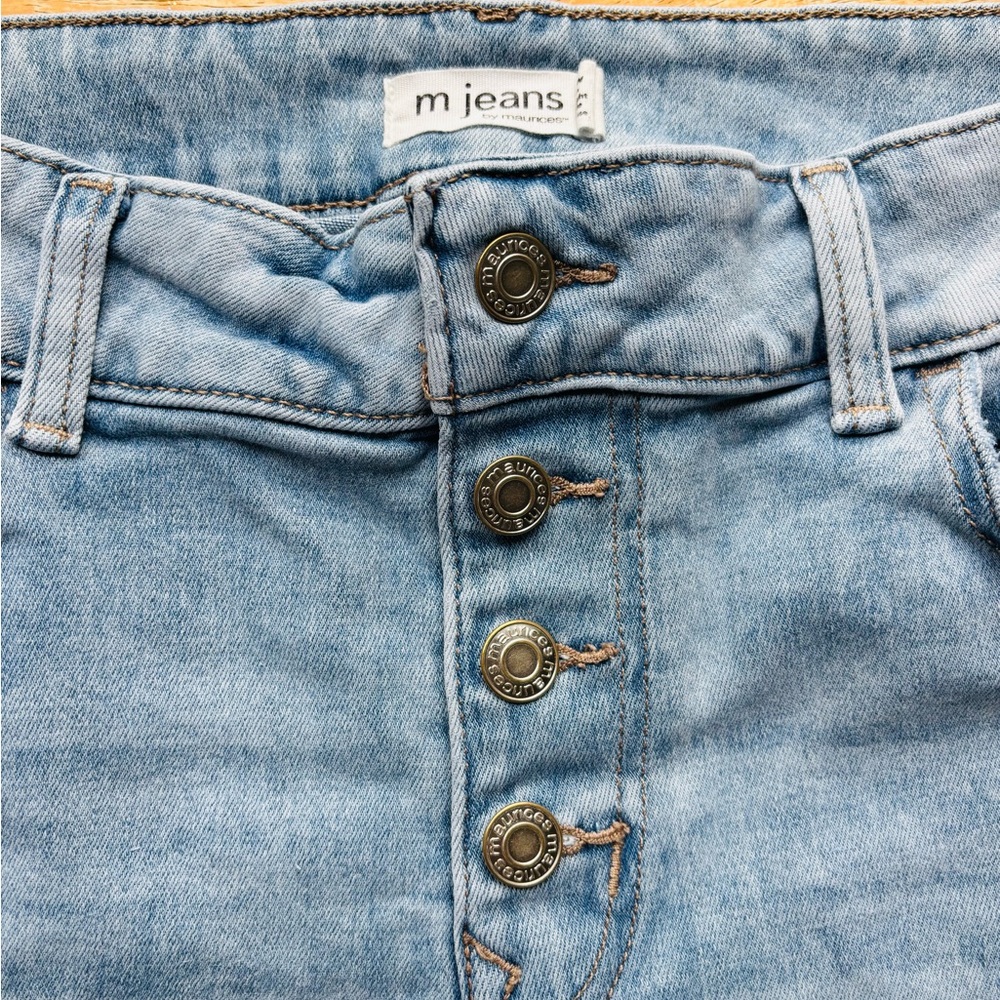 Maurices Light Blue Boot Cut Denim Jeans